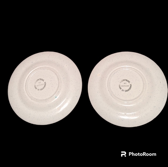 Poppy Trail by Metlox set of 2 small plates - Picture 2 of 2